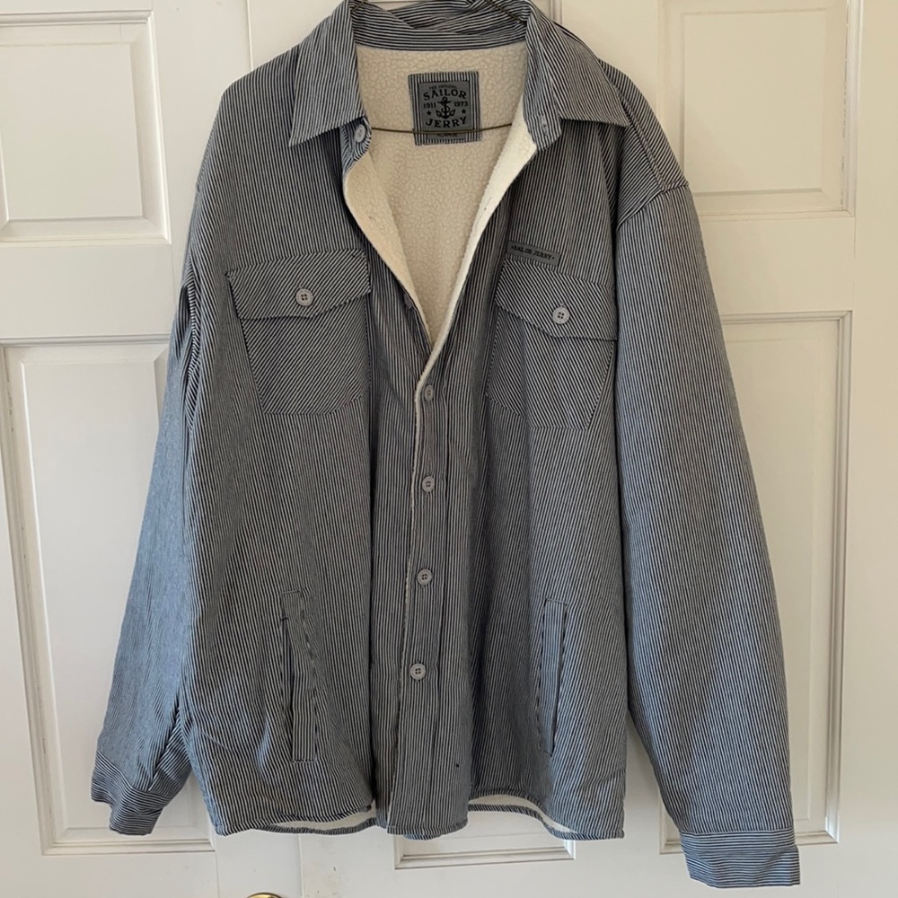 Sailor Jerry Sherpa lined shirt